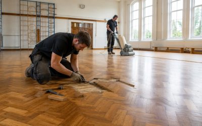 School Parquet Floor Restoration in Bermondsey, SE1