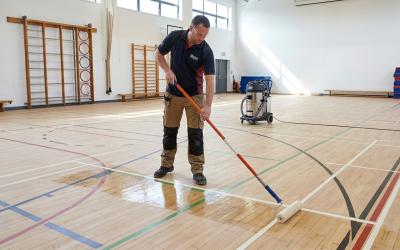 School Sports Hall Floor Maintenance in Bermondsey, SE1